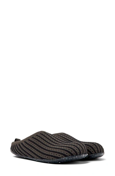 Camper Wabi Slipper In Black/ Brown