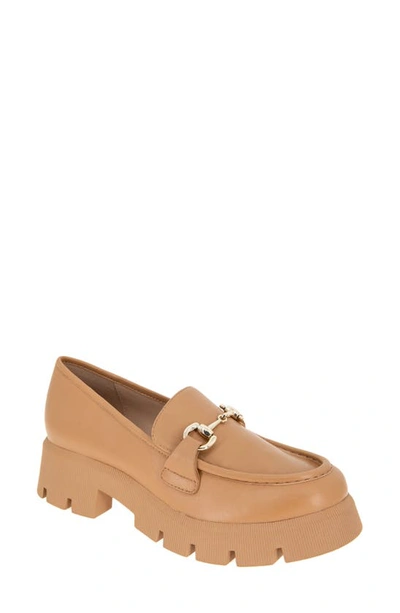 Bcbgeneration Raylin Lug Sole Loafer In Tan Leather