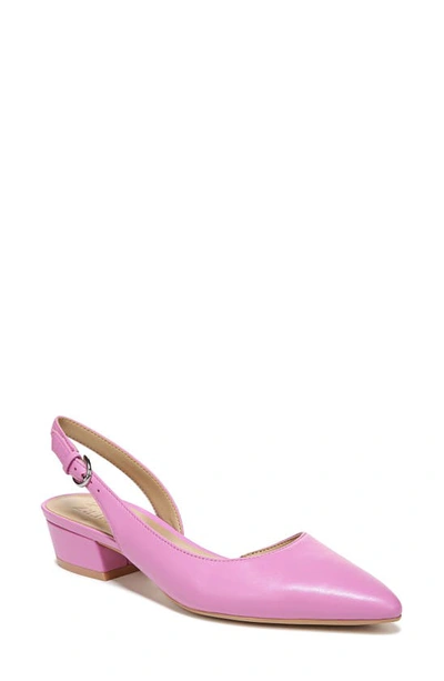 Naturalizer Banks Slingback Pump In Wild Rose Purple Leather