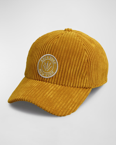 Rag & Bone Yellow Avery Baseball Cap