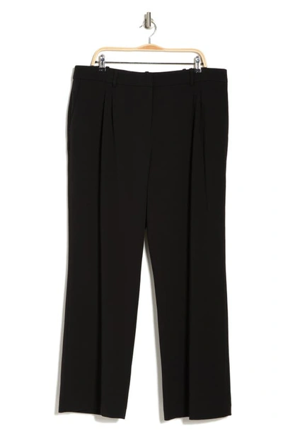 Calvin Klein Scuba Crepe Pants In Black