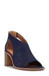 Lucky Brand Saimy Block Heel Sandal In Blue