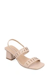 Journee Collection Ismay Block Heel Sandal In Taupe