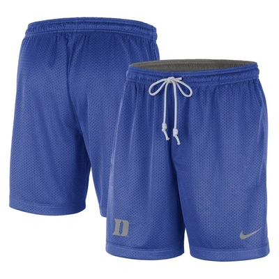 Nike Men's College Dri-fit (duke) Reversible Shorts In Blue