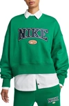 Nike Women's  Sportswear Phoenix Fleece City Edition Over-oversized Crewneck Sweatshirt In Green