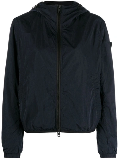 Peuterey Logo-patch Sleeve Bomber Jacket In Blue