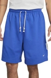 Nike Standard Issue Dri-fit Shorts In Game Royal/pale Ivory