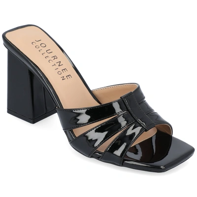 Journee Collection Collection Women's Ellington Sandals In Black