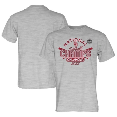 Blue 84 College World Series Champions T-shirt In Heather Grey