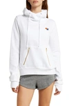 Aviator Nation Ninja Pullover Hoodie In White