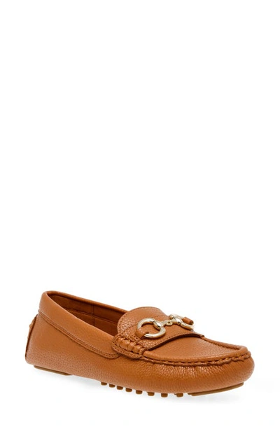 Anne Klein Celeste Driving Moccasin In Cognac