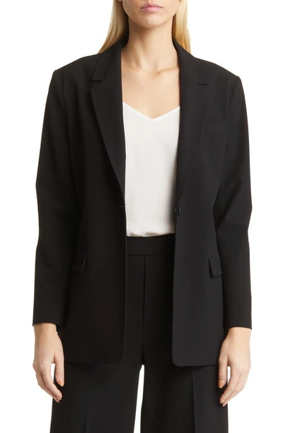 Nordstrom Boyfriend Blazer In Black