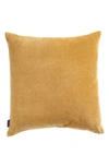 The Conran Shop Velvet & Linen Accent Pillow In Mustard