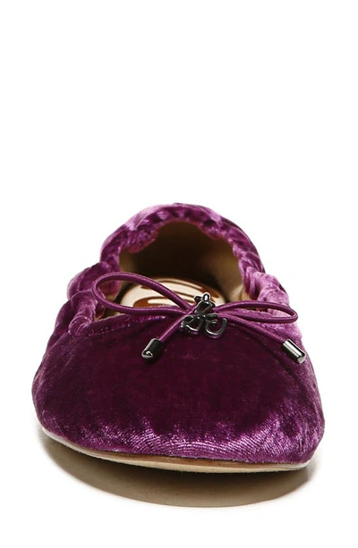 Sam Edelman Felicia Flat In Deep Orchid