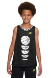 Nike Culture Of Basketball Big Kids' Reversible Basketball Jersey In Black