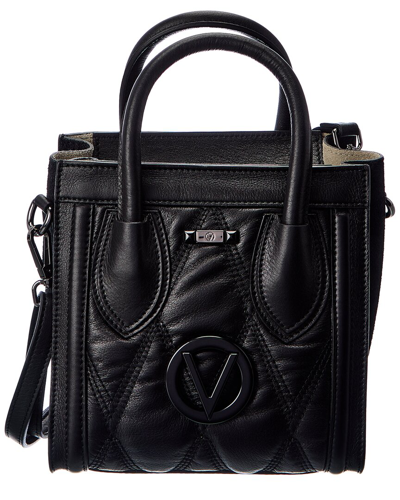 Valentino By Mario Valentino Eva Matelasse Leather Tote In Black