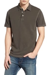 French Connection Triple Stitch Slim Fit Polo In Combat