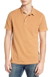 French Connection Triple Stitch Slim Fit Polo In Doe