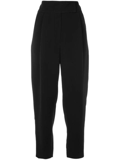 Cyclas High Rise Cropped Pants In Black