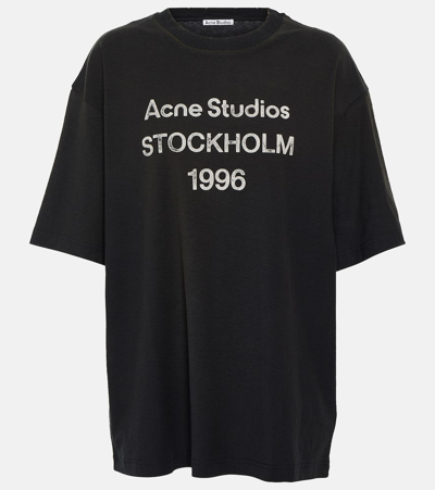 Acne Studios Tshirt In Faded Black