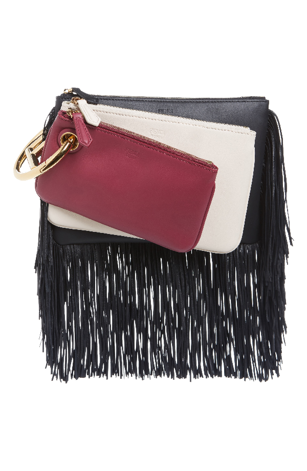 fendi triplette pouch