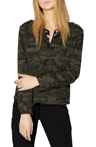 Sanctuary In The Fray Camouflage Cotton Jacket In Mother Nature Camo