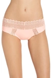 Honeydew Intimates Lace Hipster Briefs In Cosmic Coral