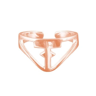 Tissuville All About The T Ring Rose Gold