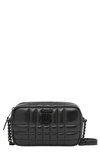 Burberry Mini Quilted Lola Camera Bag In Black