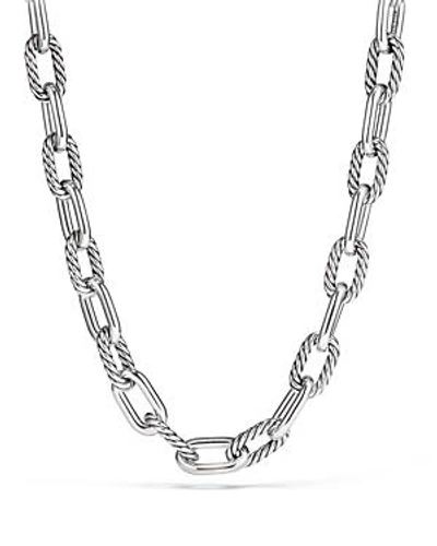 David Yurman Madison Chain Large Link Necklace, 20" In Silver