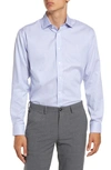 Alton Lane Mason Tailored Fit Check Stretch Button-up Shirt In Oxford Blue Bengal