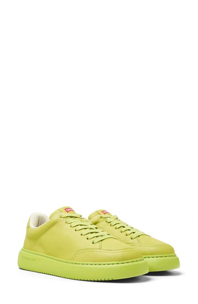 Camper Green Leather Runner K21 Sneakers For Women In Medium Green