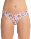 Commando Printed Classic Thong In Boho Skulls