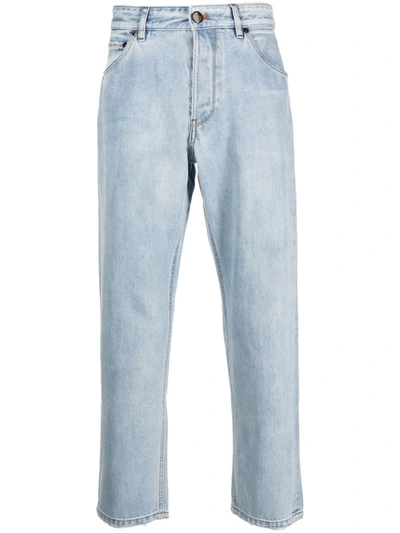 Pt Torino Mid-rise Straight-leg Jeans In Blue