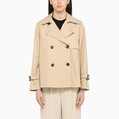 Max Mara Biglia Beige Short Trench Coat