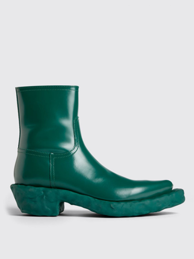 Camperlab Textured-sole Boots In Green