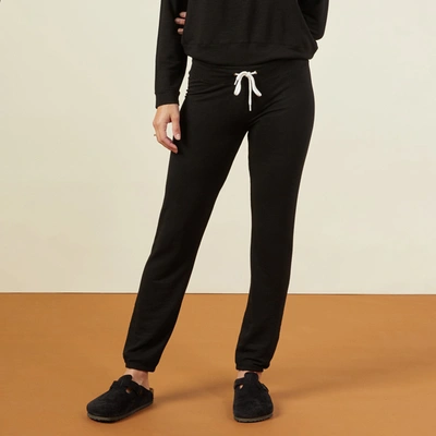 Monrow Supersoft Vintage Sweats In Black