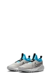 Nike Kids' Flex Runner 2 Slip-on Running Shoe In Iron/ Black/ Blue/ White
