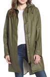 Ilse Jacobsen Rain Slicker In Army