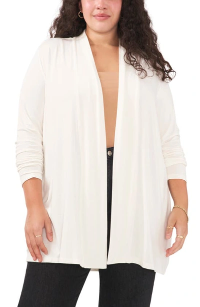 Vince Camuto Open Front Cardigan In New Ivory