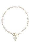 Petit Moments Lisa Freshwater Pearl Necklace In Gold