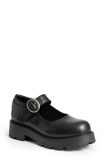 Vagabond Shoemakers Cosmo 2.0 Platform Mary Jane In Black