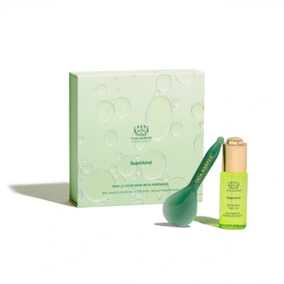 Tata Harper Bio-shield Face Oil And Gua Sha Sculpting Spoon Set In Default Title