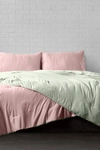 Ella Jayne Home Reversible Brushed Microfiber Plush Down-alt Comforter 3-piece Set In Rose/sage