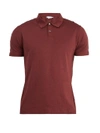 Sunspel Point-collar Cotton-jersey Polo Shirt In Burgundy