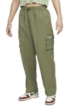 Nike Women's  Sportswear Essential High-rise Woven Cargo Pants In Green