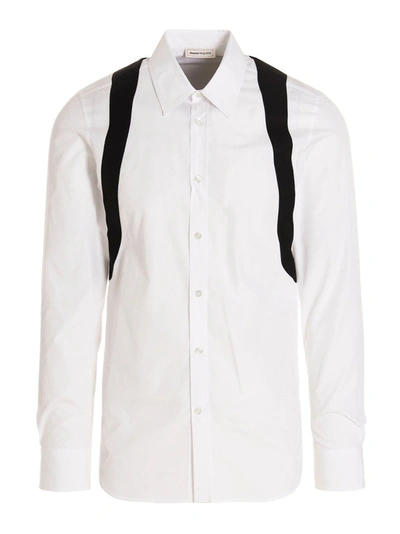 Alexander Mcqueen Herness Cotton Shirt In White