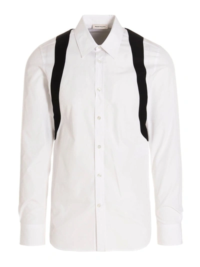 Tシャツ・カットソー alexander mcqueen Herness Cotton Shirt (624753 QPN449000) Alexander Mcqueen Herness Cotton Shirt In White | ModeSens