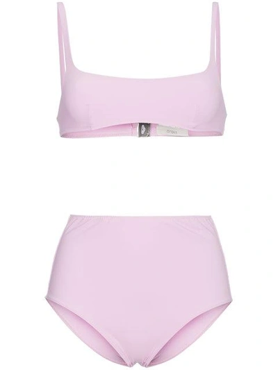 Araks Quinn Bikini Top And Mallory Hipster Set In Pink