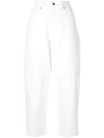 Christopher Kane Boyfriend Jeans In White